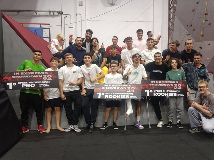 Foto Grupal del equipo de Murcia Movement Parkour